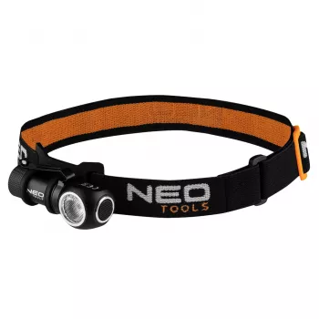 Lampe frontale rechargeable NEO TOOLS 600 lm charge USB magnétique LED CREE XPG3