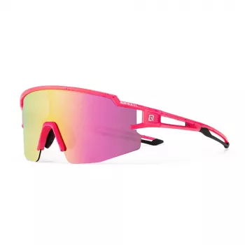 ROCKBROS lunettes de cyclisme enfant polarisées avec protection UV400, rose