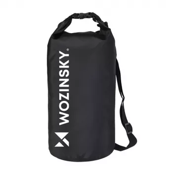 Sac étanche Wozinsky WWK-10 pour kayak et SUP, 10 L, noir