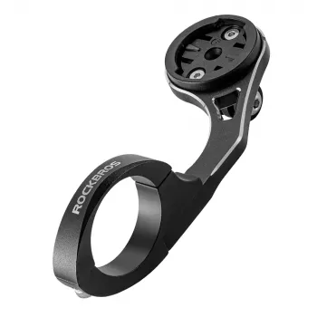 Support vélo 2-en-1 Rockbros FK-301 pour guidon - compteur vélo et caméra d'action/éclairage - noir