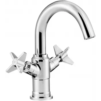Mitigeur de lavabo DEANTE Arnika Nero à levier unique pose sur plan noir mat