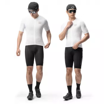 Maillot de cyclisme à manches courtes ROCKBROS YDDX011 Diamond taille L - blanc