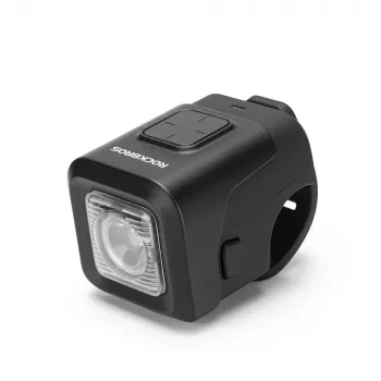 Éclairage avant vélo ROCKBROS SKL01 avec sonnette électrique 450 lm 120 dB USB-C Noir