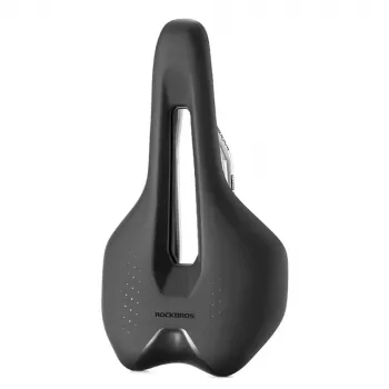 Selle de vélo sport anatomique ROCKBROS RK145 avec évidement central, noir