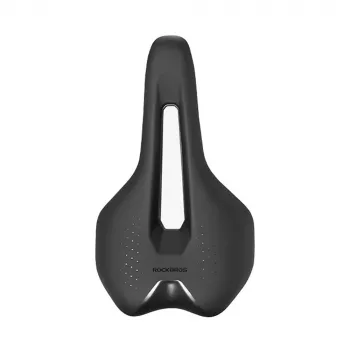 Selle de vélo sport anatomique ROCKBROS RK145 avec évidement central, noir