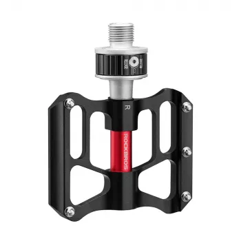 Pédales plates détachables à fixation rapide ROCKBROS K3462F-BK - Noir
