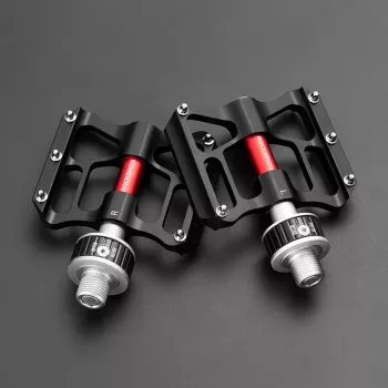 Pédales plates détachables à fixation rapide ROCKBROS K3462F-BK - Noir