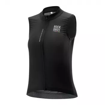 Gilet de cyclisme léger et respirant pour femme ROCKBROS Road to Sky, noir, taille L