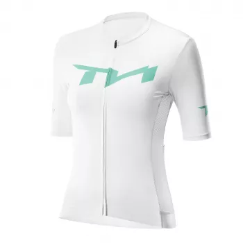 Maillot de cyclisme à manches courtes pour femme ROCKBROS YDDX012-1 TVI, blanc, taille S