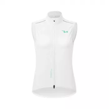 Gilet de cyclisme coupe-vent pour femme ROCKBROS MJ008 TVI, taille L, blanc