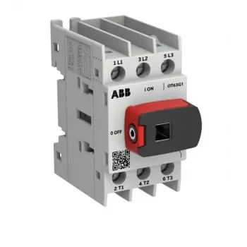 ABB OT Plus OT63G1-3BS63 A interrupteur-sectionneur, cadre G1, 3 pôles, avec poignée