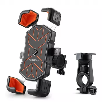 Support de smartphone pour guidon ROCKBROS HW-117 - noir/orange
