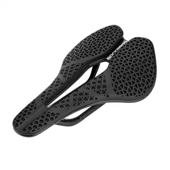 Selle de vélo anatomique 3D imperméable Rockbros LF0214 - Noir