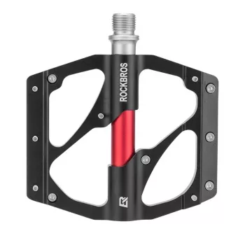 Pédales de vélo plates en aluminium ROCKBROS 2020-12BBK - Noir
