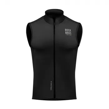 Gilet de cyclisme thermique coupe-vent ROCKBROS ROAD TO SKY TLMJ002 - noir, taille L