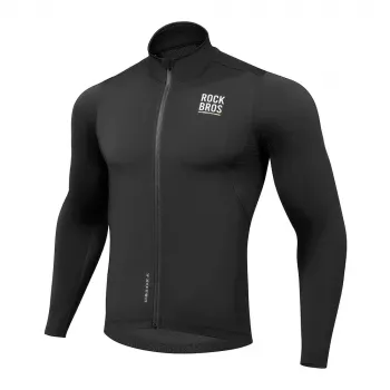 Veste de cyclisme thermique coupe-vent ROCKBROS ROAD TO SKY noire L