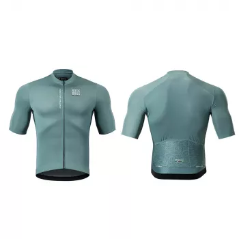 Maillot de cyclisme homme manches courtes ROCKBROS ROAD TO SKY gris-bleu taille M