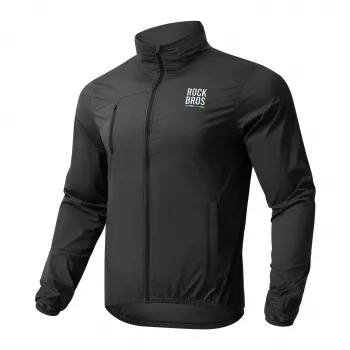 Coupe-vent léger ROCKBROS TLWT002 ROAD TO SKY, noir, taille S