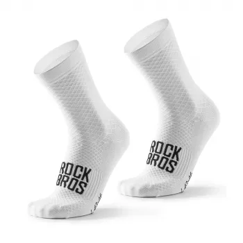 Chaussettes de cyclisme Rockbros ROAD TO SKY 49210016001, 36-38, blanches