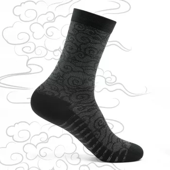 Chaussettes de cyclisme ROCKBROS ROAD TO SKY - noires, taille 39-42