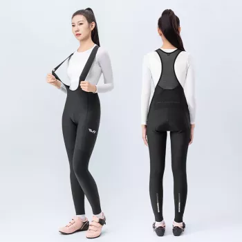 Cuissard de cyclisme femme avec bretelles Rockbros YDCK005 TVI avec rembourrage, noir, taille M