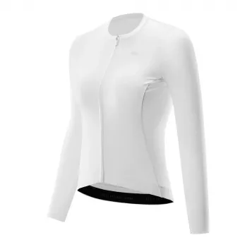 Maillot de cyclisme femme manches longues ROCKBROS TVI blanc S