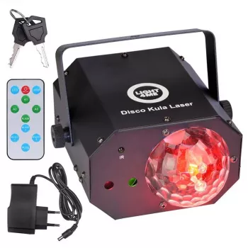 Effet lumineux LED multi-effets LIGHT4ME DISCO SPHERE LASER