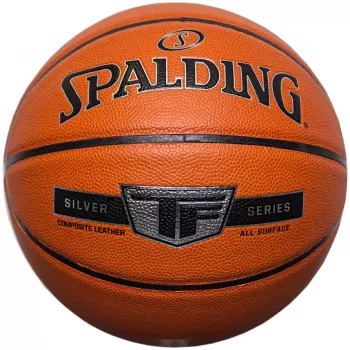 Ballon de basket extérieur Spalding Silver TF taille 7 orange