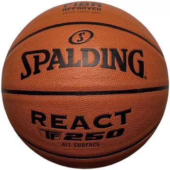 Ballon de basket Spalding React TF-250 Logo FIBA 76967Z