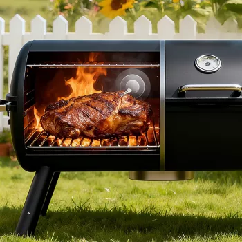 METAPEN Meatmeet X Pro thermomètre à viande intelligent sans fil avec Bluetooth et Wi-Fi, 4 sondes, contrôle par application, rechargeable, noir