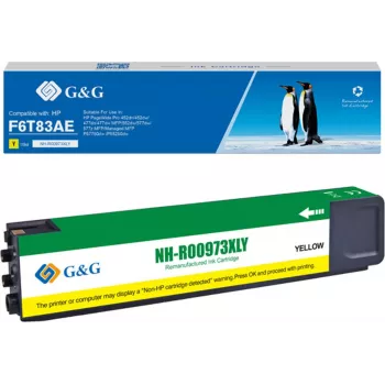 G&G cartouche d'encre compatible avec Brother LC527XLY, 2000 pages, jaune