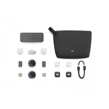 DJI Mic Mini 2 Système de microphone sans fil (2 TX + 1 RX mobile + étui de charge), blanc