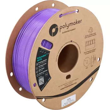Filament pour imprimante 3D Polymaker PETG, 1,75 mm, 1 kg, violet
