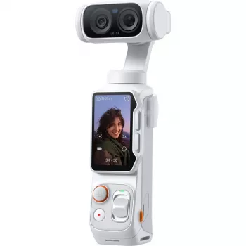 Insta360 Luna Ultra Standard Bundle caméra gimbal de poche, Stellar White (LUNA02)