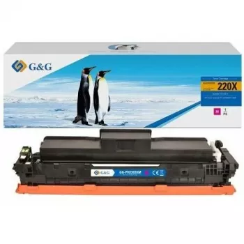 Cartouche de toner XL G&G compatible HP 220X (W2203X), magenta
