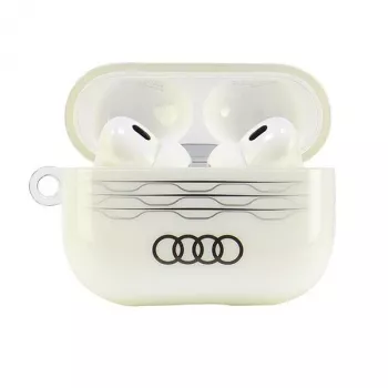 Coque Audi IML Geometric Pattern pour AirPods Pro 2 blanche