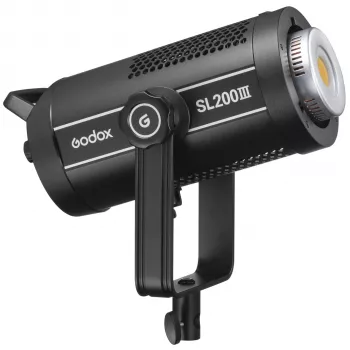 Vidéo-light LED lumière du jour Godox SL200III 200W avec monture Bowens, 5600K, CRI 96+, TLCI 97+, contrôle par application, ventilateur silencieux, 11 effets FX