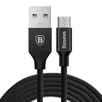 Câble USB-A vers Micro-USB Baseus Yiven 1,5 m 2 A noir