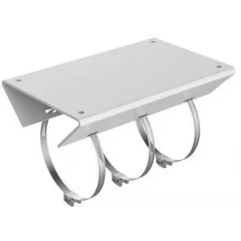Adaptateur de montage sur mât vertical Hikvision DS-1684ZJ pour caméras dôme PTZ, blanc
