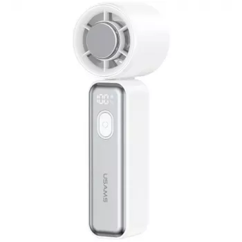 Ventilateur portable numérique haute vitesse Ice-Cooling USAMS 2000 mAh blanc