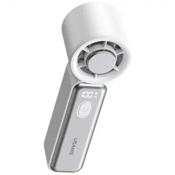 Ventilateur portable numérique haute vitesse Ice-Cooling USAMS 2000 mAh blanc