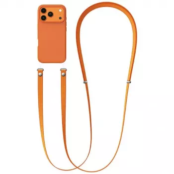 Dragonne de téléphone réglable USAMS ZB360 1,08-2,08 m orange