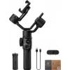 Zhiyun C030124ABR1 Smartphone Gimbal Stabilizer 3-Axis with Built-in Fill Light, Bluetooth 5.0, 2600mAh Battery, up to 25h Runtime, Supports 50-90mm Phones, Black