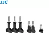 Ensemble de 6 vis à pouce M5 JJC SK-6 pour caméras d'action (pack de 6, noir)