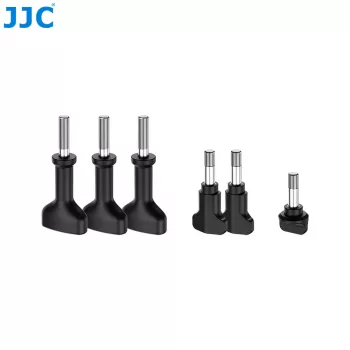 Ensemble de 6 vis à pouce M5 JJC SK-6 pour caméras d'action (pack de 6, noir)