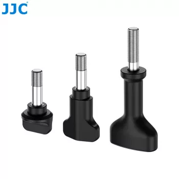 Ensemble de 6 vis à pouce M5 JJC SK-6 pour caméras d'action (pack de 6, noir)