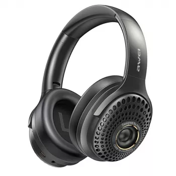 Casque sans fil Bluetooth 6.0 AWEI AT30, noir