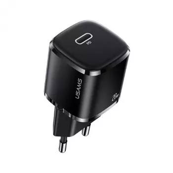 Chargeur mural USAMS T36 Mini 20W USB-C PD noir
