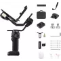 Stabilisateur gimbal pour caméra 3 axes ZHIYUN CRANE 4 COMBO avec charge utile 6kg, batterie 12h, écran tactile et éclairage d'appoint, noir