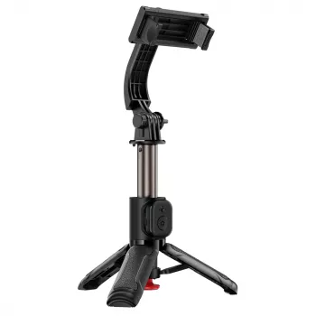 ACEFAST E42 Selfie Stick Tripod with Automatic Tripod and Bluetooth Remote, 63 cm, Black